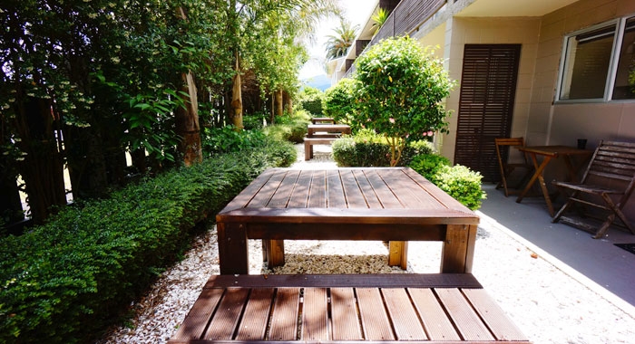 outdoor tables